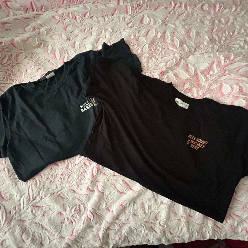 HELL BABES oversized graphic tees
